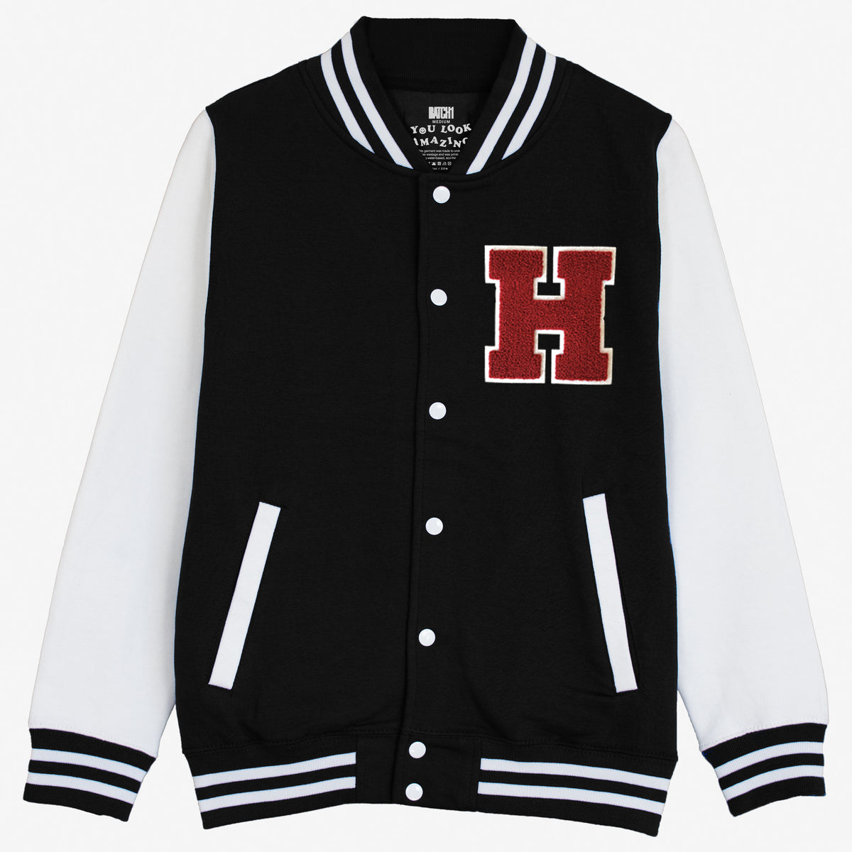 VARSITY BASEBALL JACKET UNISEX PERSONALISED WITH GENUINE US