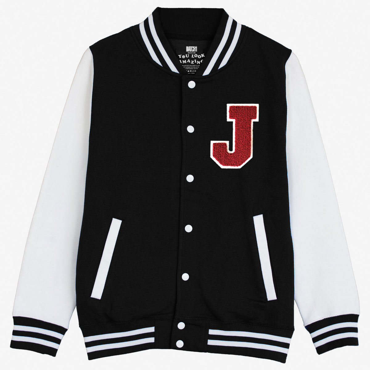 VARSITY BASEBALL JACKET UNISEX PERSONALISED WITH GENUINE US