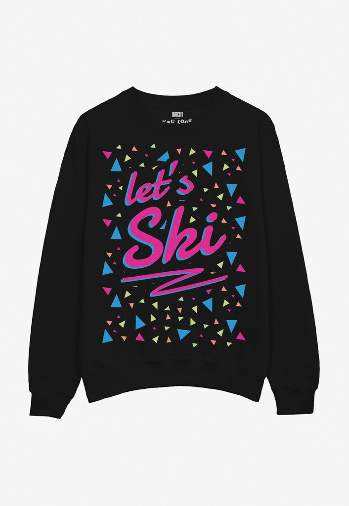 Let's Ski Retro Sweatshirt – Batch1 - Main Image
