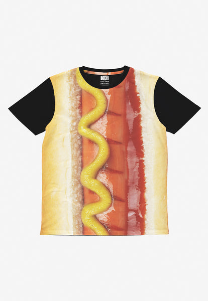 kids fun hot dog photo print costume t shirt 