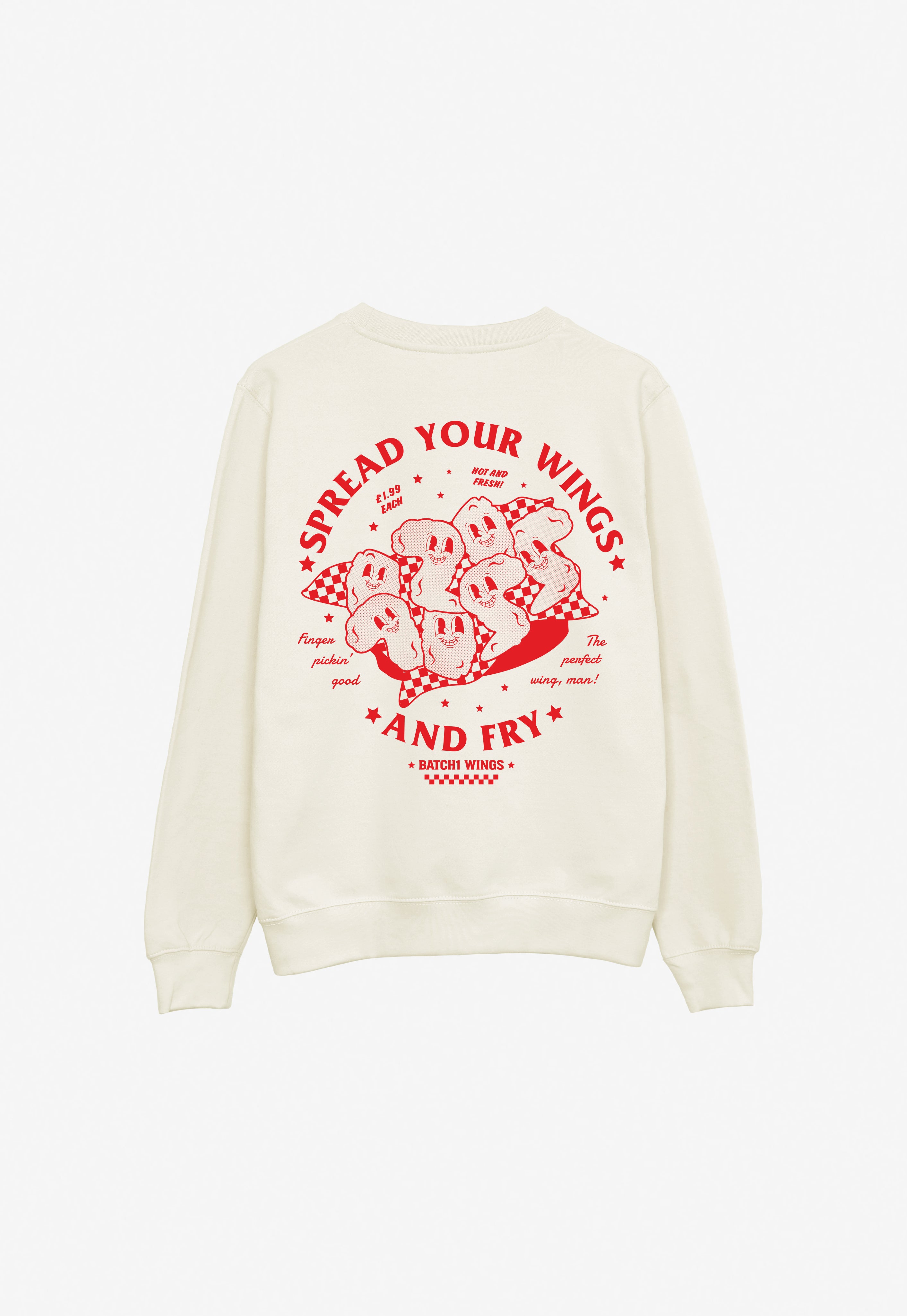 Spread Your Wings Sweatshirt in Vanilla