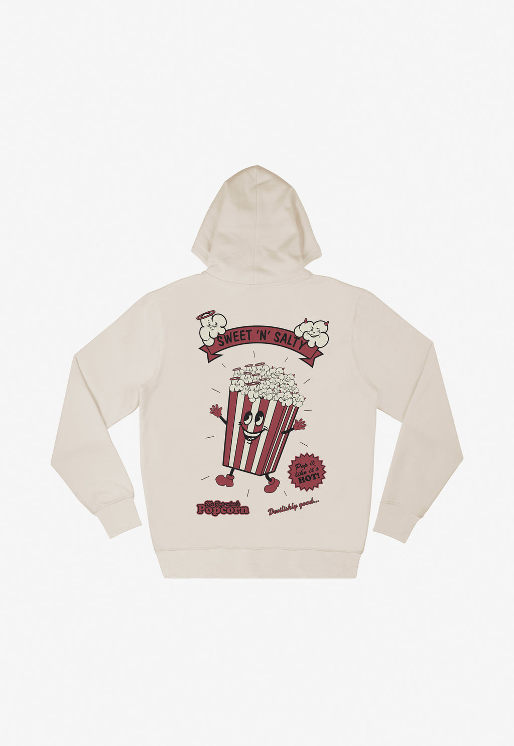 Sweet Salty Popcorn Hoodie in Sand