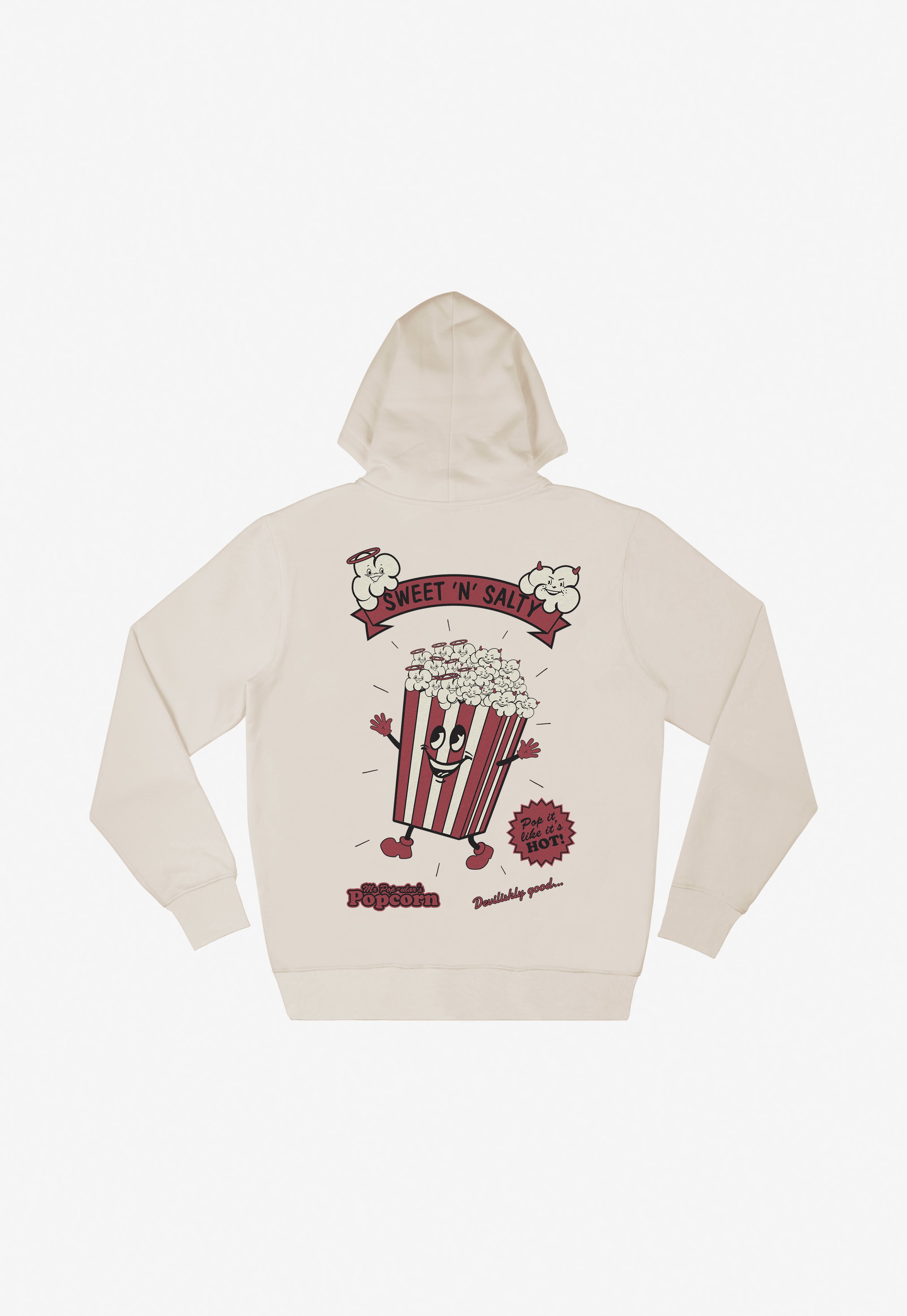 Sweet Salty Popcorn Hoodie in Sand