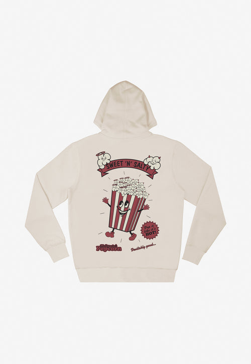 Sweet Salty Popcorn Hoodie in Sand