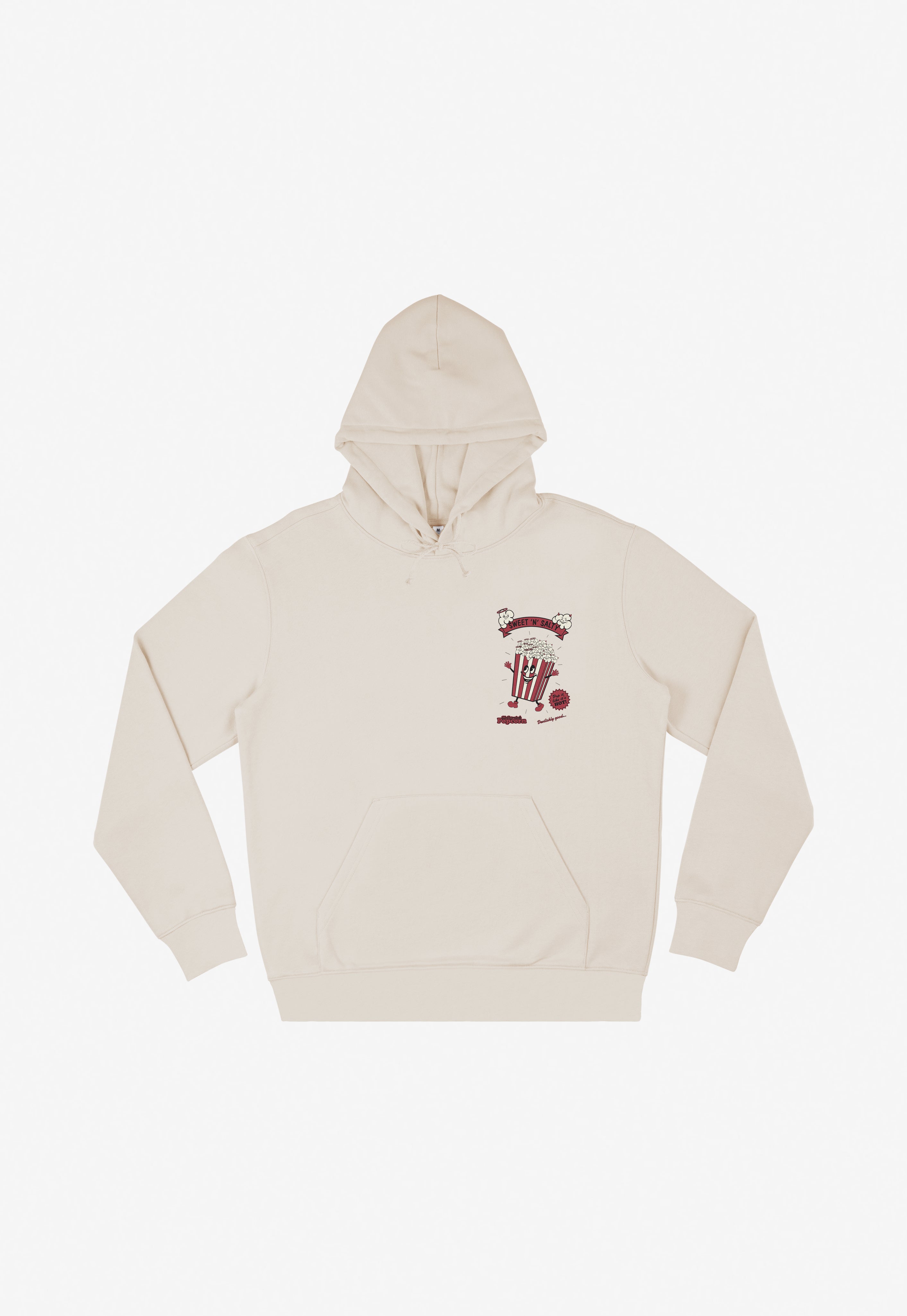 Sweet Salty Popcorn Hoodie in Sand
