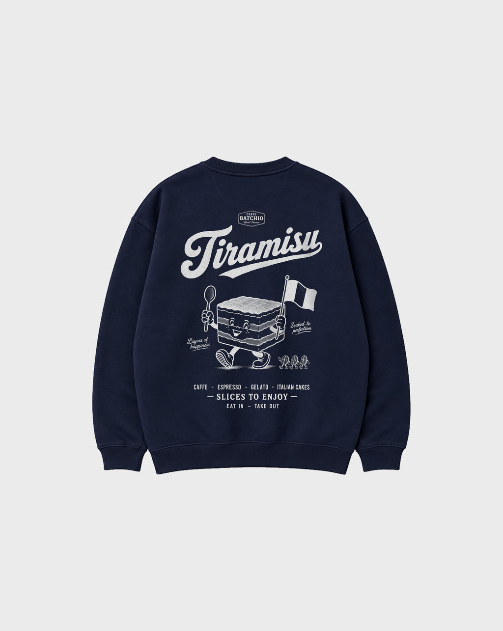 Tiramisu Oversized Sweatshirt in Navy
