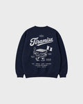 Tiramisu Oversized Sweatshirt in Navy