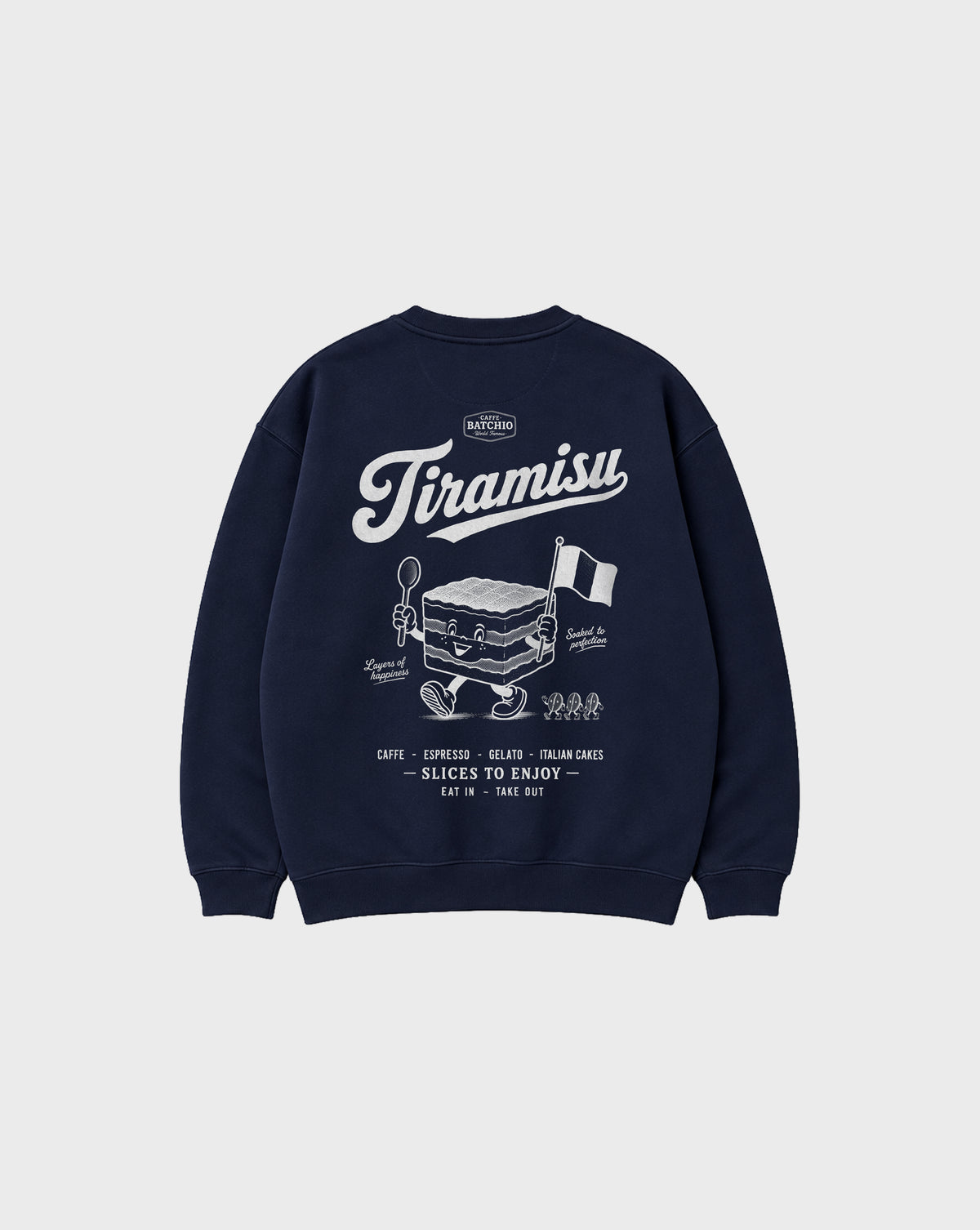 Tiramisu Oversized Sweatshirt in Navy