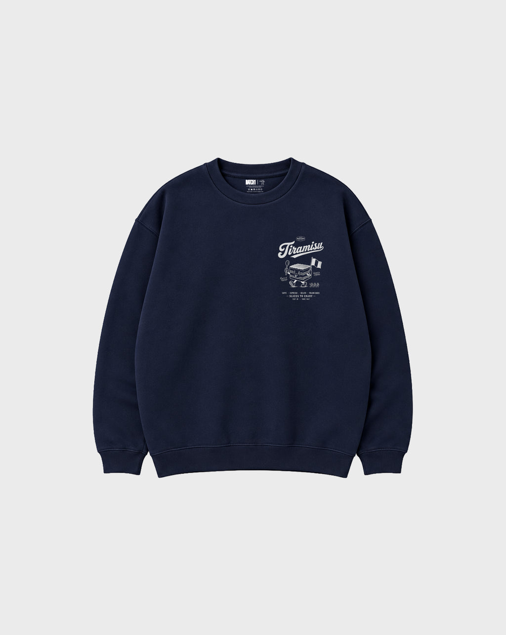Tiramisu Oversized Sweatshirt in Navy