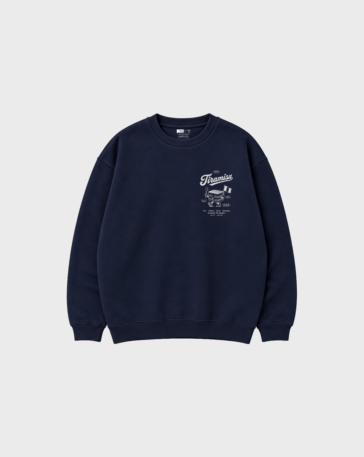 Tiramisu Oversized Sweatshirt in Navy