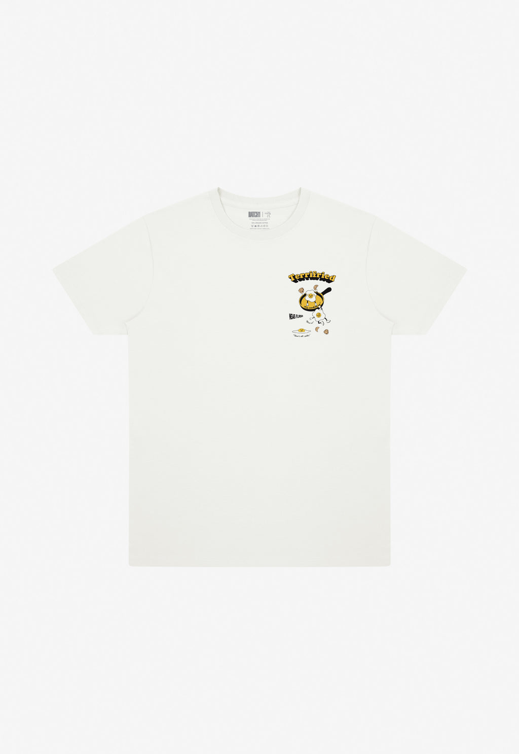 Terrifried Egg T-Shirt in Off White