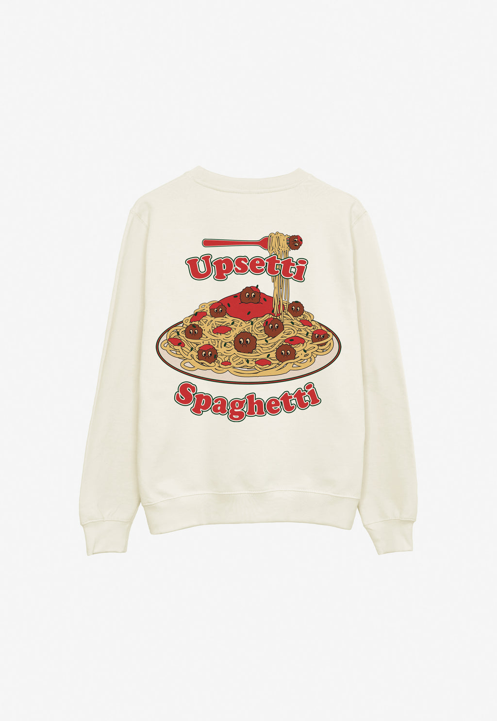Upsetti Spaghetti Sweatshirt in Vanilla