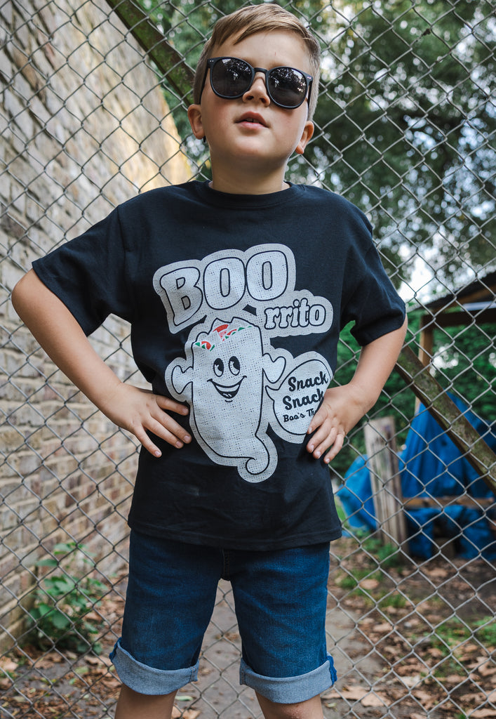 Boys scary food graphic halloween outfit