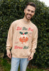 men's christmas food printed jumper