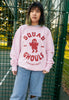 women's vintage style print halloween sweatshirt