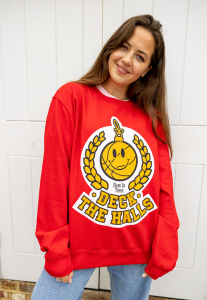 women's varsity christmas jumper