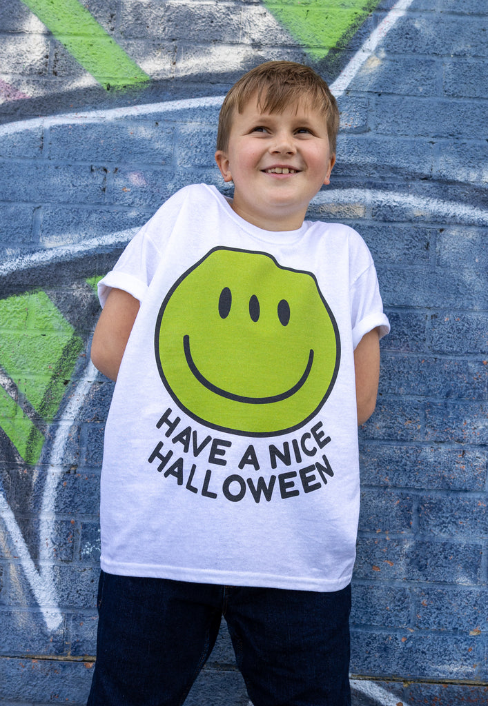 Boy's slogan halloween tshirt