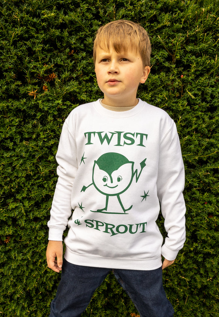 kid's vintage style printed sweatshirt