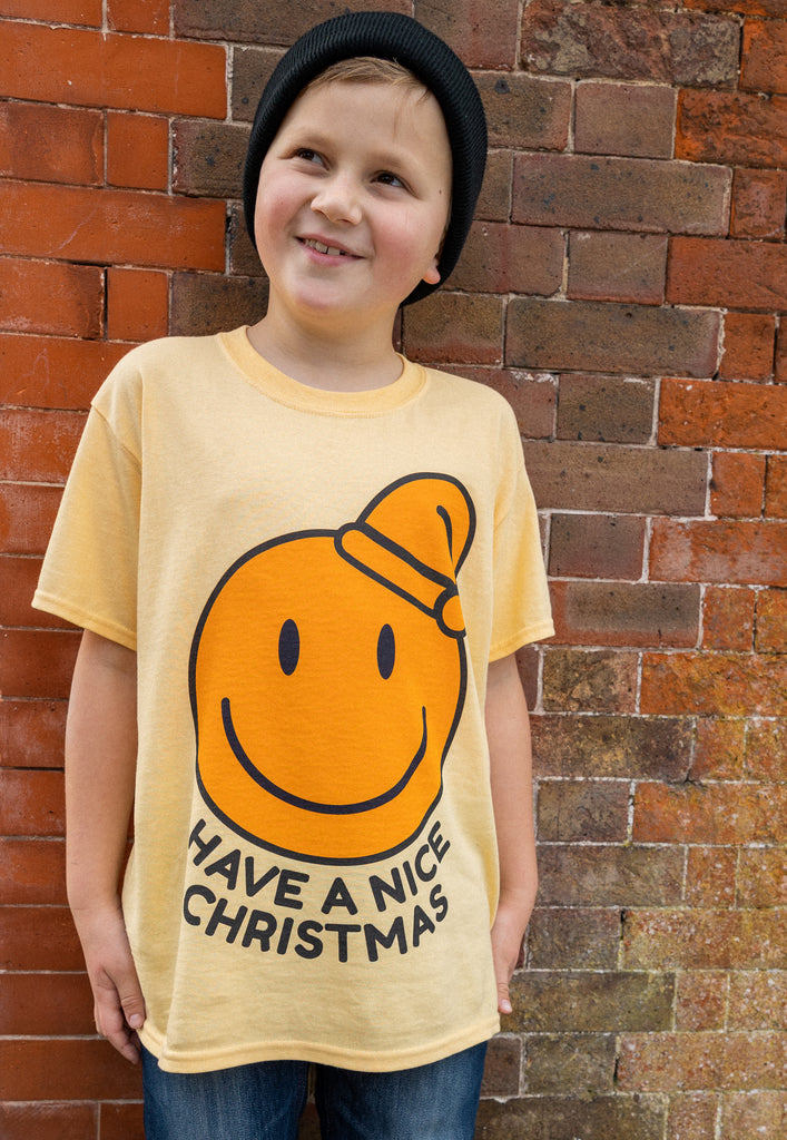 boy's happy face tshirt