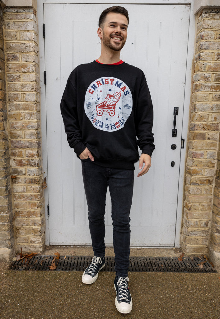 Christmas Rock And Roll Men's Christmas Jumper – Batch1