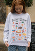 womens christmas jumper with cute food characters