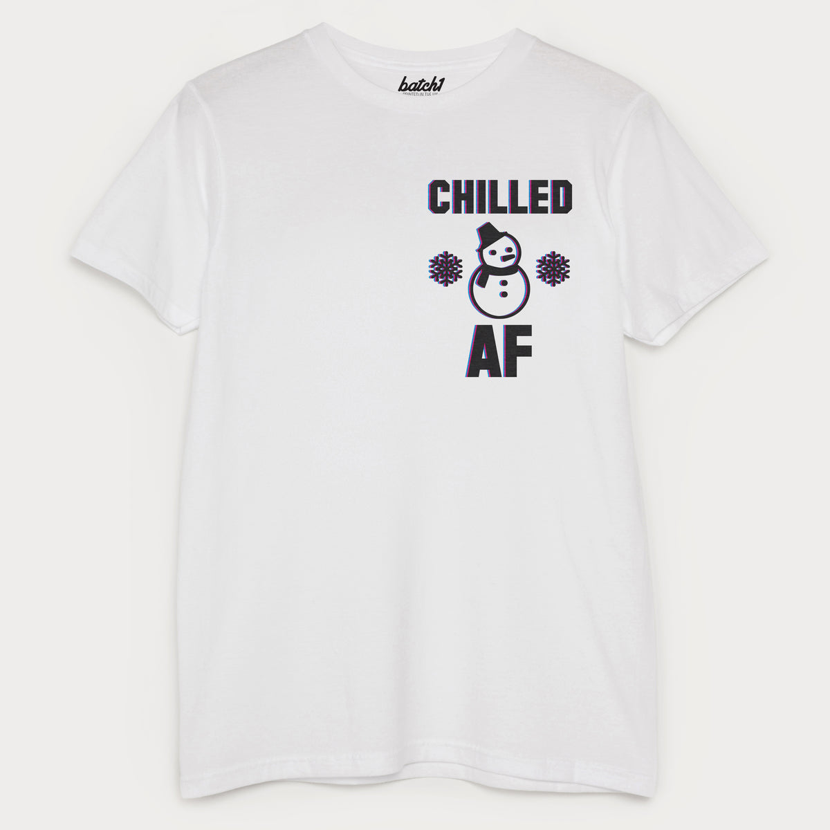 Chilled AF Men's Winter Slogan T-Shirt – Batch1