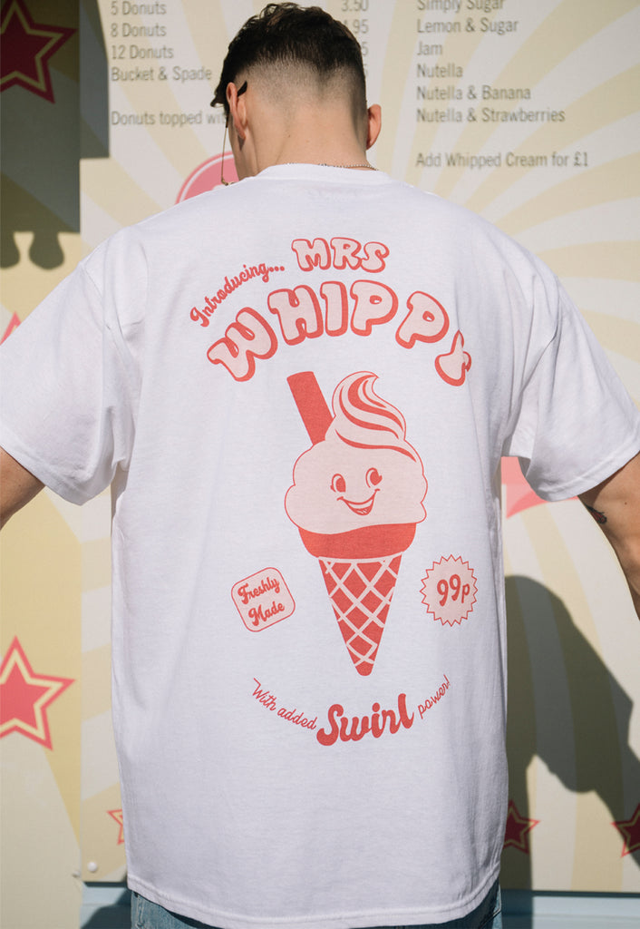 Mrs Whippy Men's Ice Cream Graphic T-Shirt – Batch1