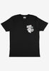 Black tshirt with vintage halloween front logo