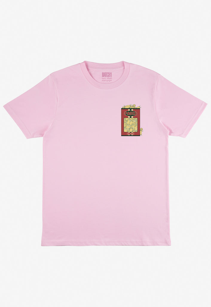Small front pasta logo tshirt in pink