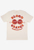 Blood orange graphic back print tshirt in sand