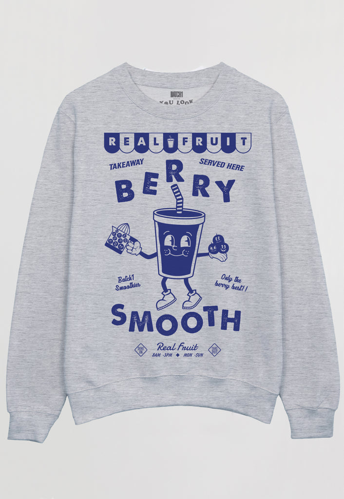 Berry Smooth Men's Fruit Graphic Sweatshirt – Batch1