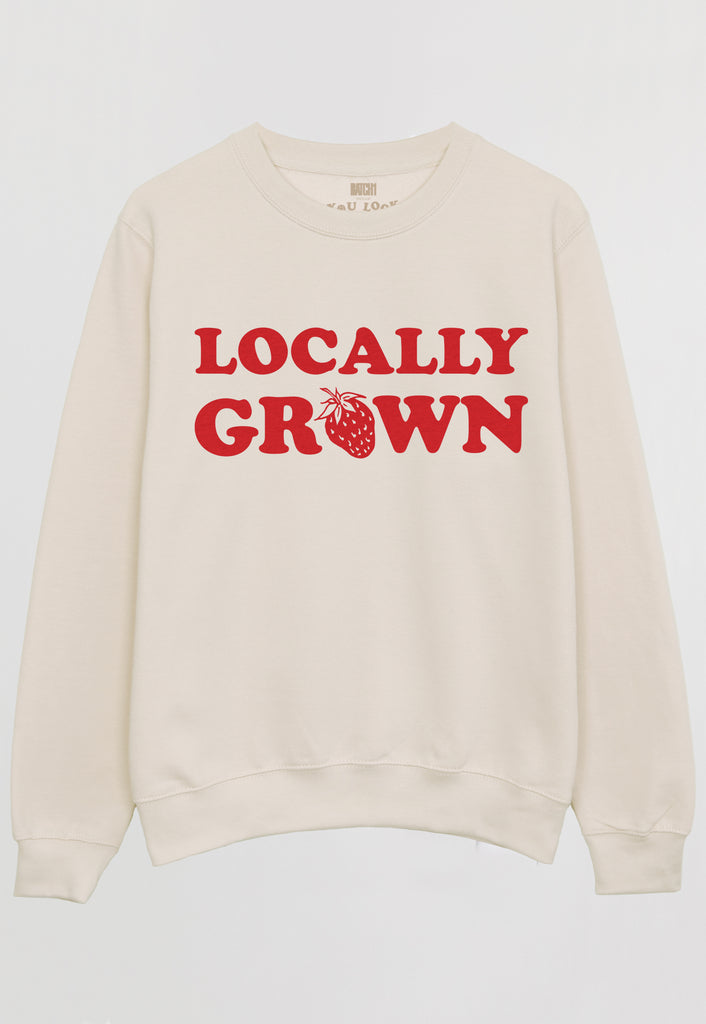 Flatlay of Locally grown graphic sweatshirt