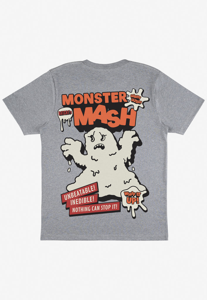Back print of monster mash graphic tshirt