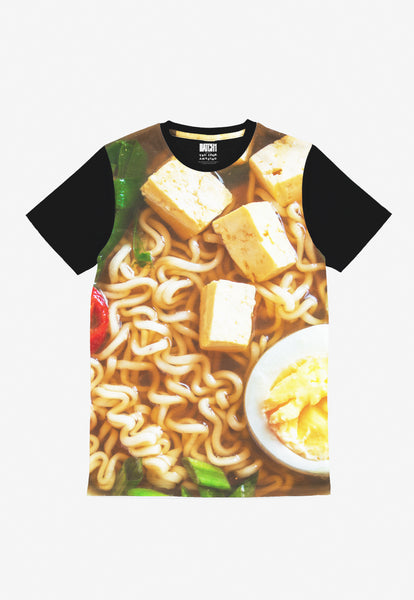 photographic tofu ramen all over printed Unisex tshirt 