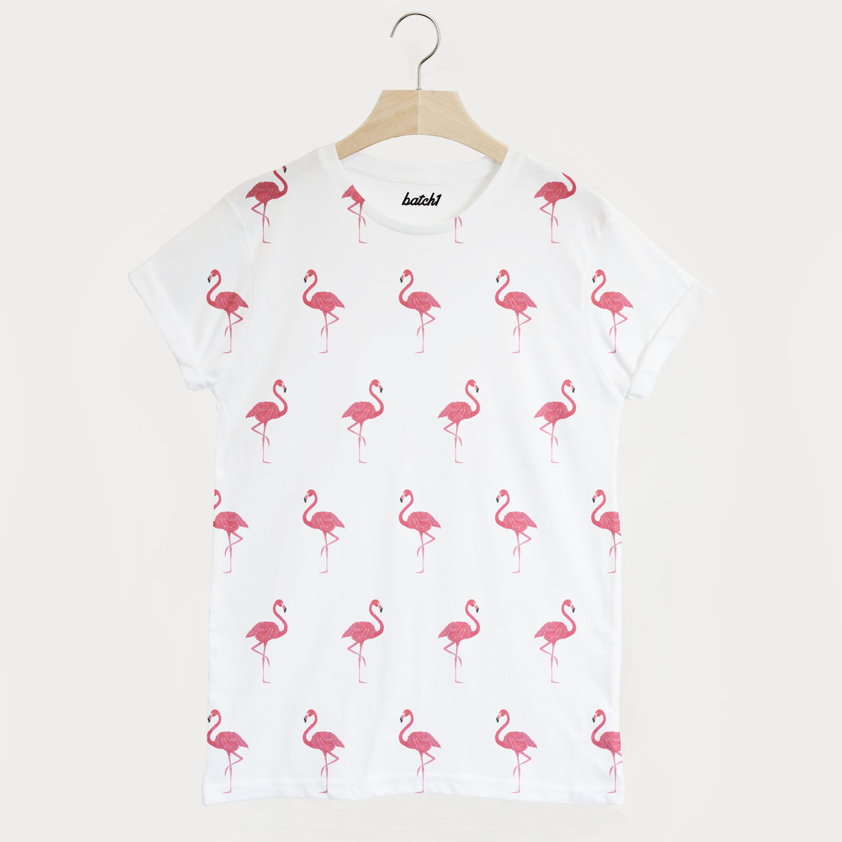 Flamingo All Over Print Unisex Summer T Shirt – Batch1